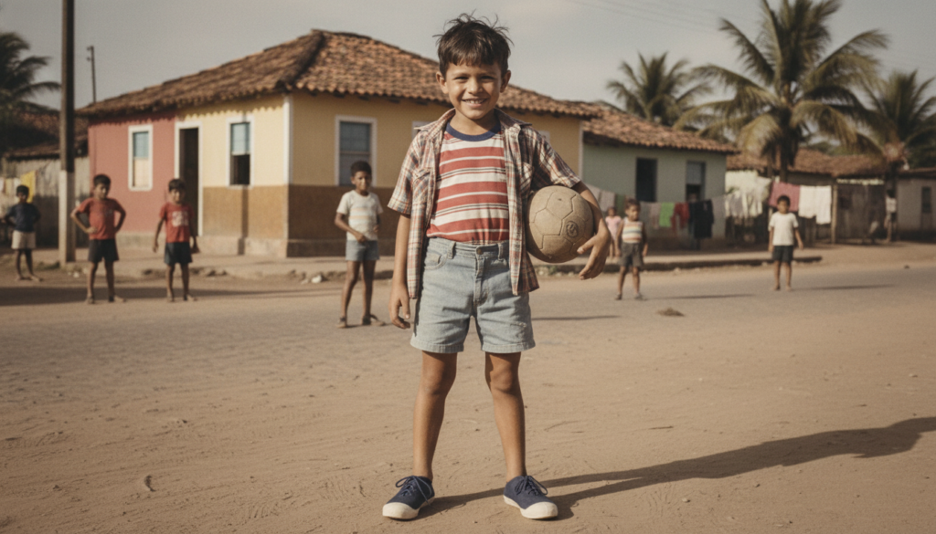 Menino calça Tenis Conga Antigo