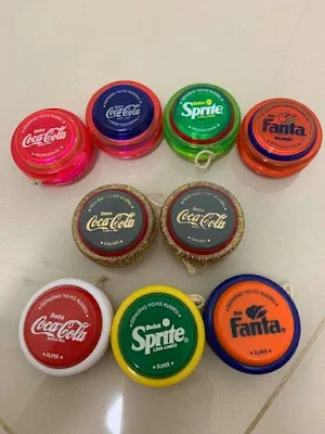 Io-iô de Refrigerante Coca-cola, Sprite, Fanta