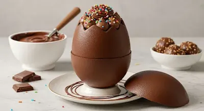 Ovo de Páscoa em Pé - Receita de Ovo da Páscoa Copo/Pote