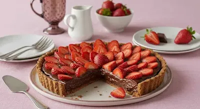 Como Fazer um Torta de Chocolate com Morango [Dia das Mães]