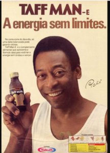 comercial de pelé para a yakult