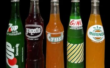 Refrigerantes dos Anos 80 Zup, Grapette, Crush, Gini, Mirinda