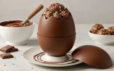 Ovo de Páscoa em Pé - Receita de Ovo da Páscoa Copo/Pote