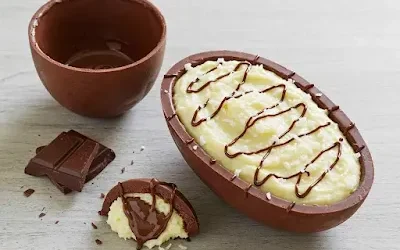 Ovo de Páscoa Prestígio: Com Chocolate e Coco - Fácil
